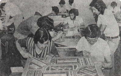 Dibujo Arquitectura, carrera Técnica de Duoc UC 1979