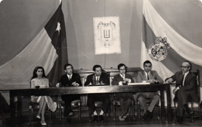 Primera Titulación de Egresados Duoc UC, Salon de Honor UC 1970