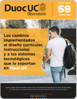 Los cambios implementados al diseño curricular, institucional y a los sistemas tecnológicos que lo soportan en Duoc UC